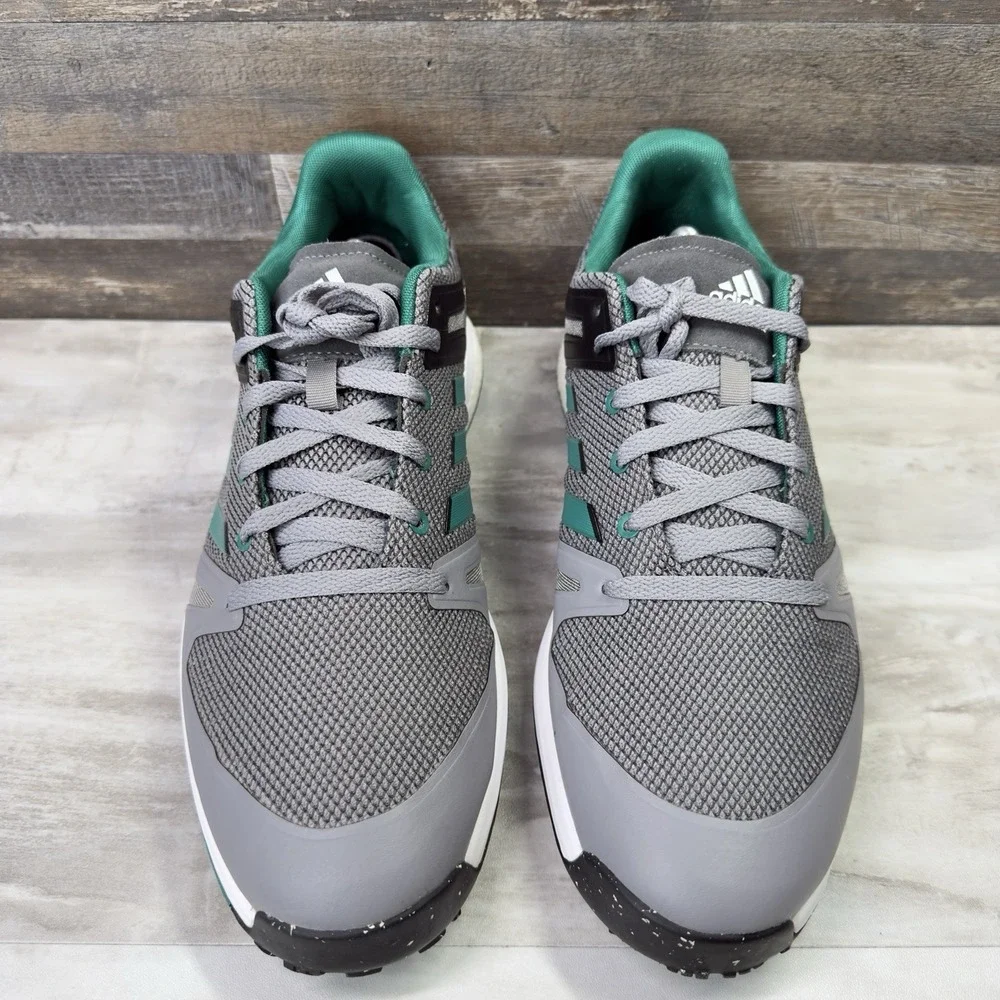 adidas EQT SL Men's 12 Waterproof Spikeless Golf Shoes Gray Green Black FW6297